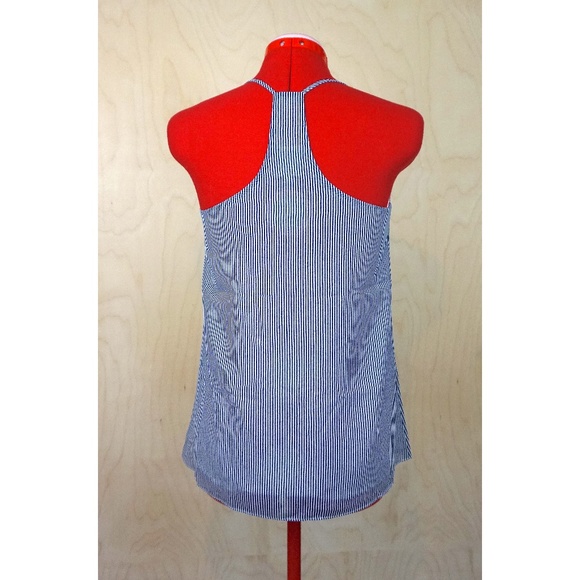 Simons (Twik) Blue & White Striped Racerback Camisole - Picture 3 of 6